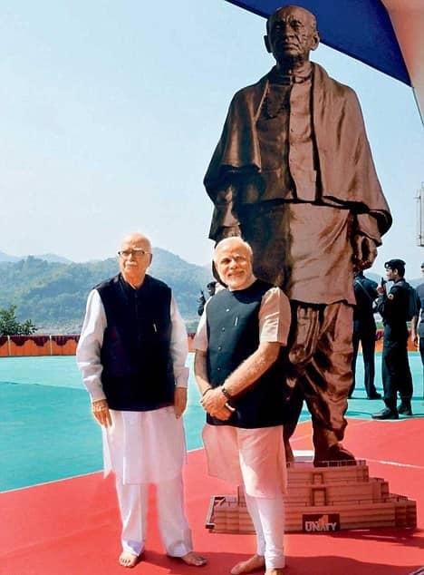 Statue of Unity foundation stone