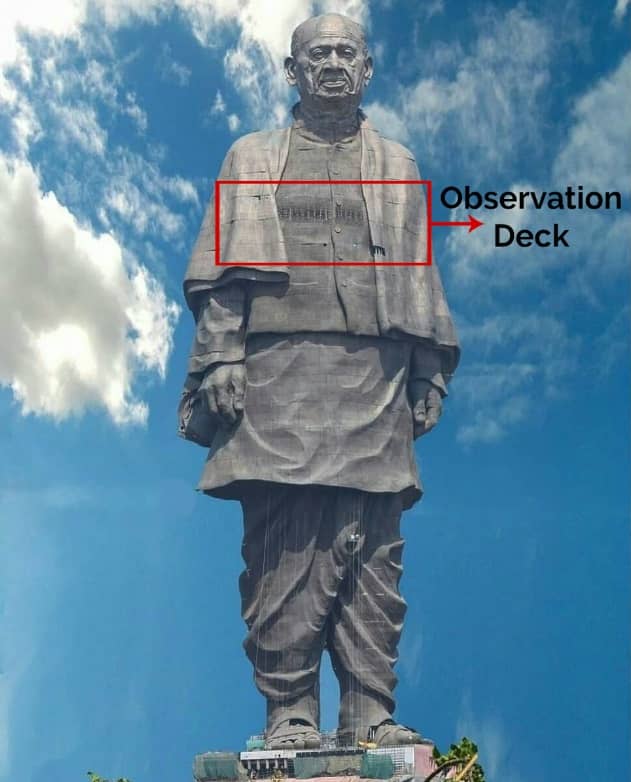 Statue of unity Observation Deck