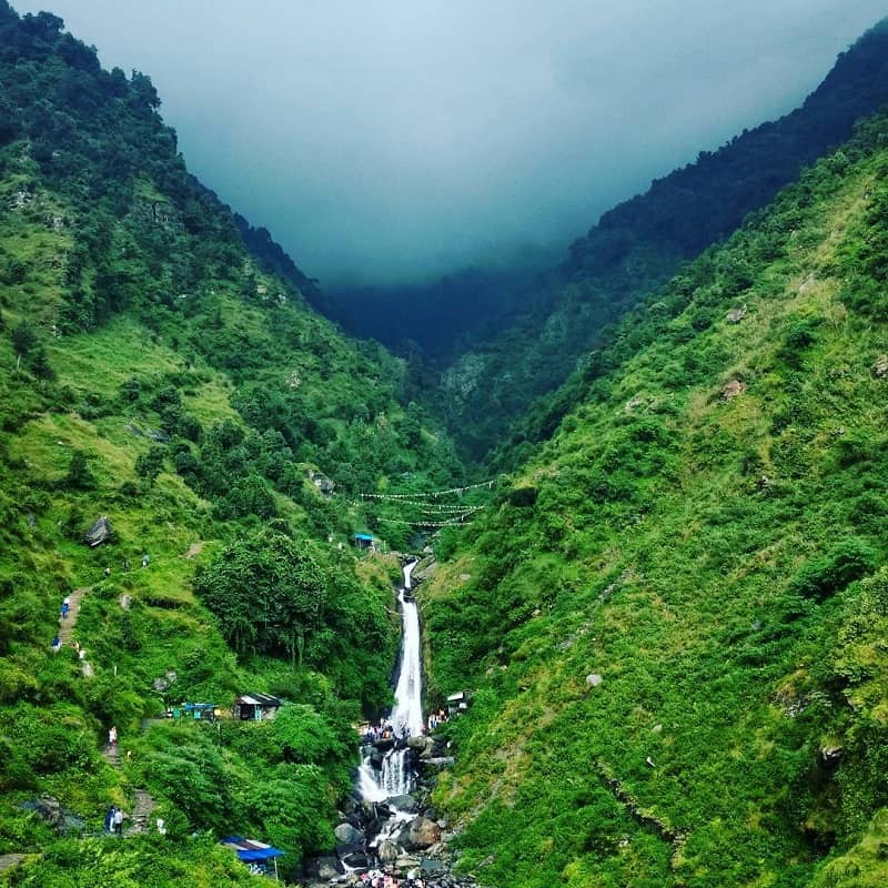Bhagsu Falls -Waterfal in Dharamshala McLeod Ganj