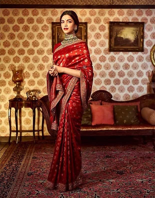 Deepika in Banarsi Saree