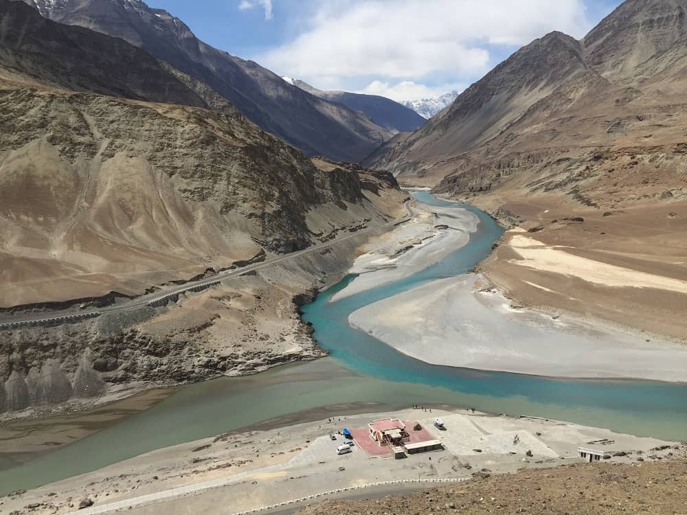 Sangam Point Indus Zanskar - Rivers in Ladakh