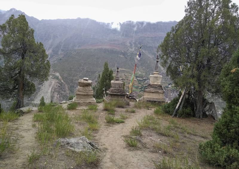 Tayul Monastery mani stones