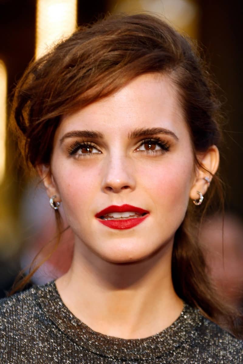 emma watson Red lipstick