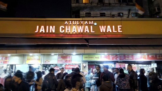 Jain Chawal Wale night food Delhi