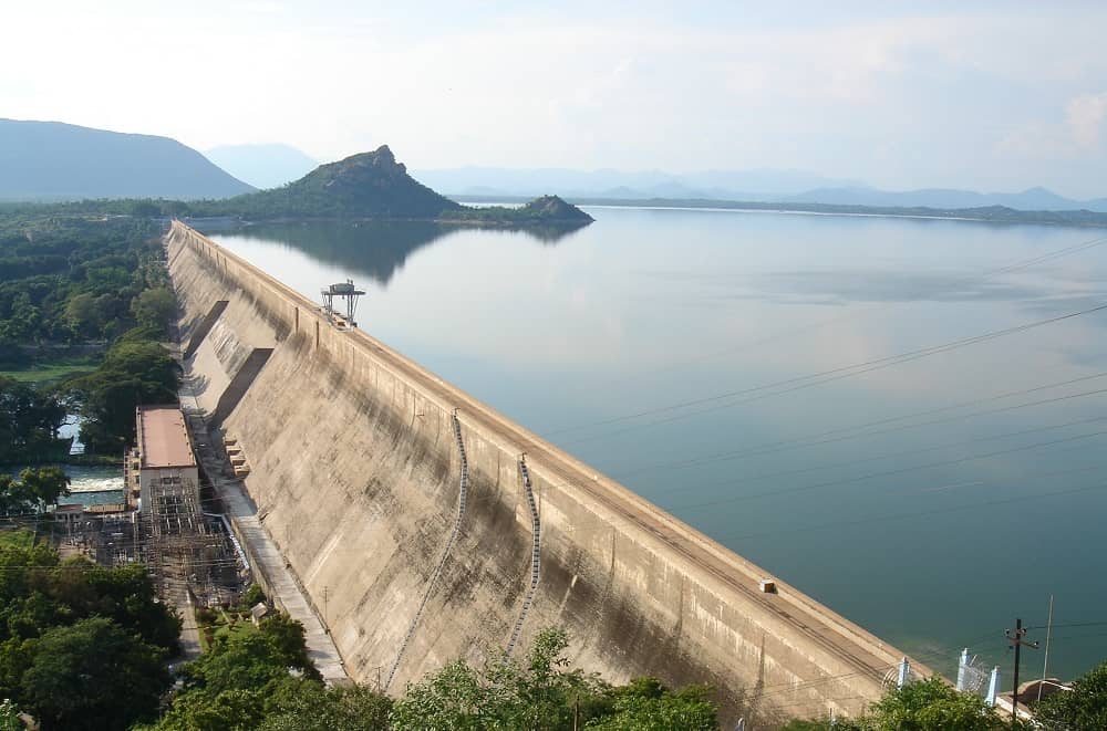 Largest dam in India - Mettur Dam