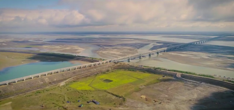 Longest bridge in india - Bogibeel bridge 