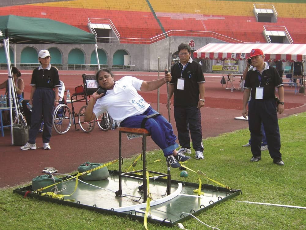 Malathi Krishnamurthy Holla - Disabled athlete