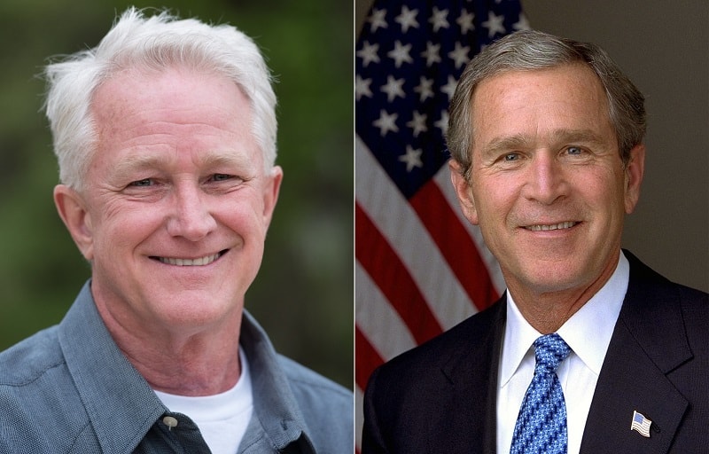 Mike Gassaway as George W. Bush The Accidental Prime Minister
