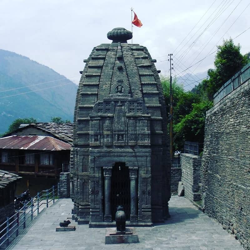 Places near manali- gauri shankar temple naggar, Kullu