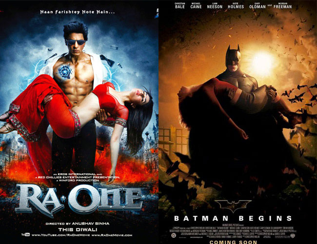 RA.ONE Poster Is Copied From Batman Begins
