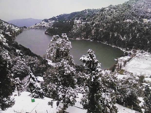 Snowfall in Nainital
