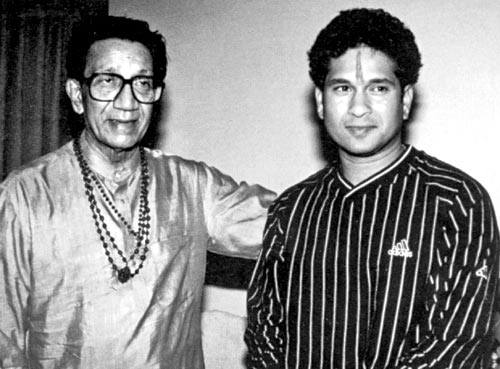 Bal Thackeray, Sachin Tendulkar 