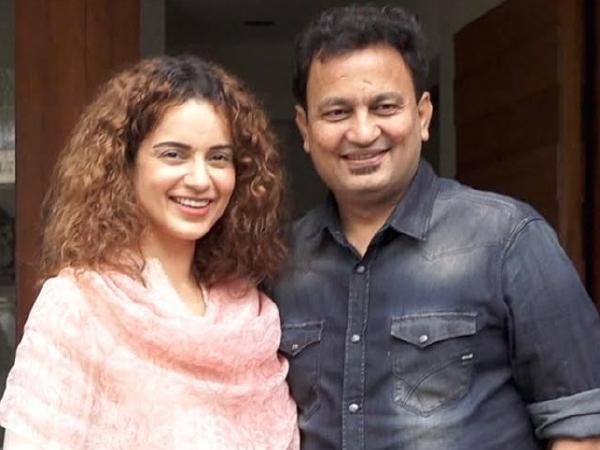 Manikarnika producer Kamal Jain and Kangana Ranaut 