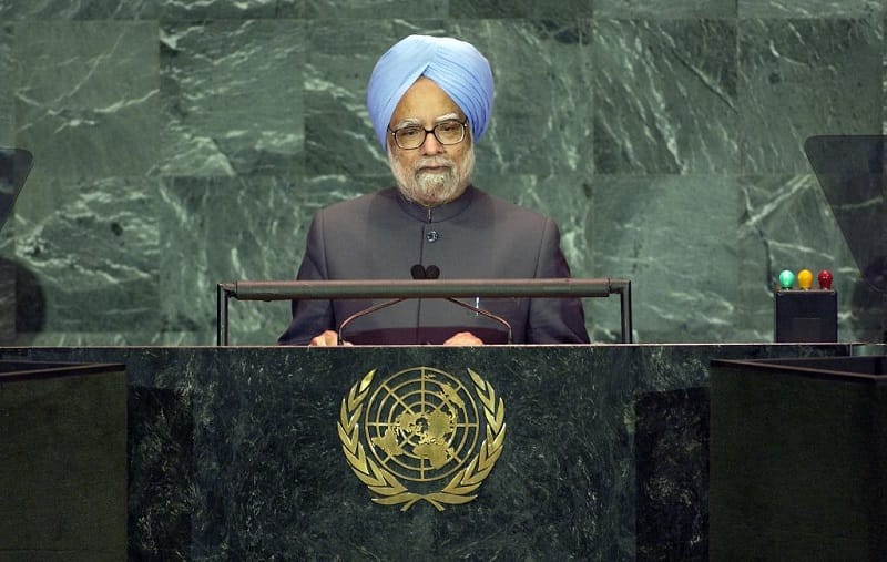 Minister Manmohan at UN