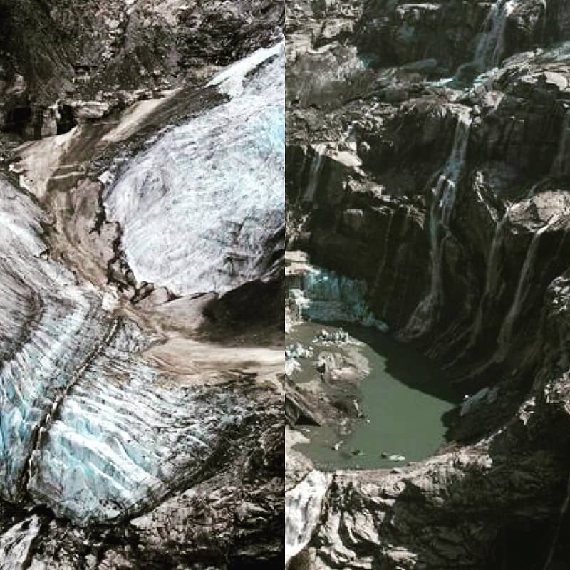 Tahumming Glacier (British Columbia) in 2008