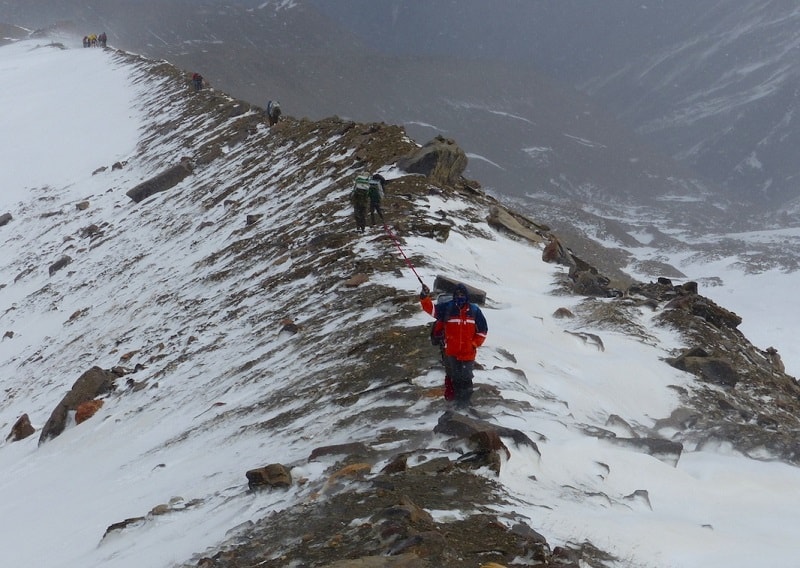 Top of Auden's Col