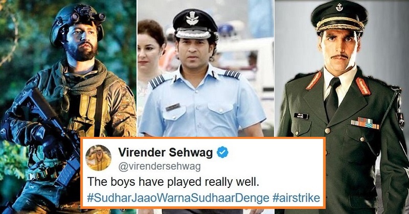 Celebrities on Airforce surgical strike