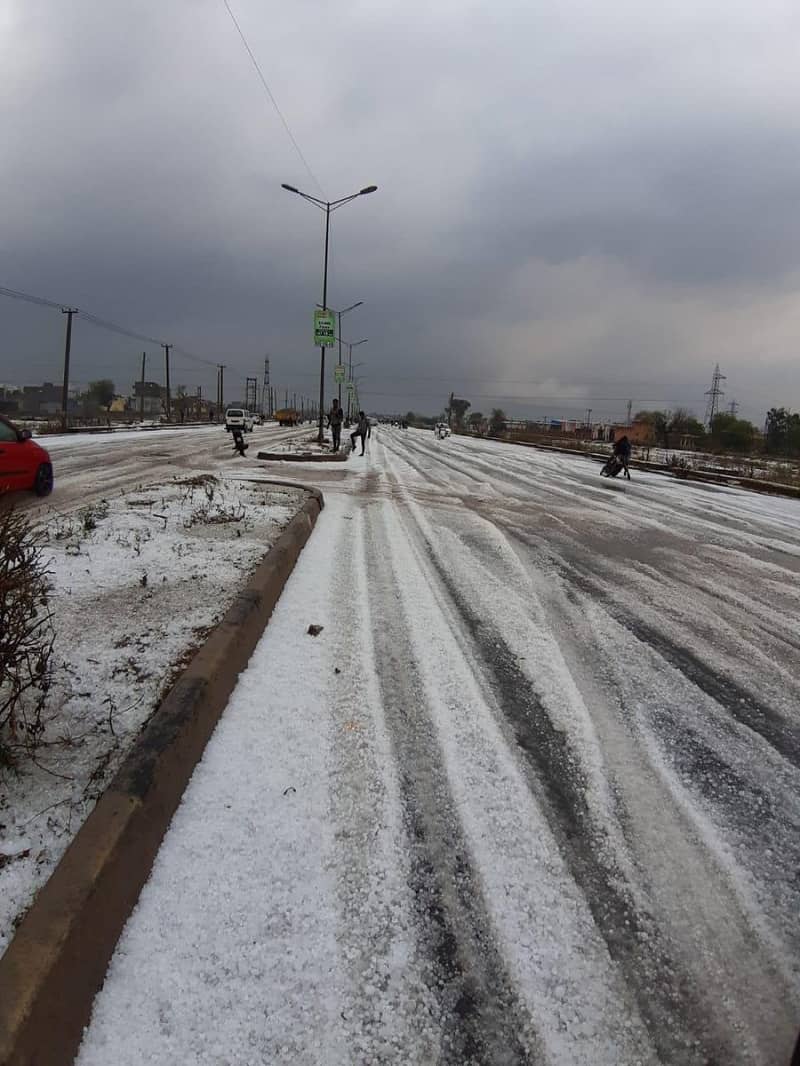 Hailstorm in NCR