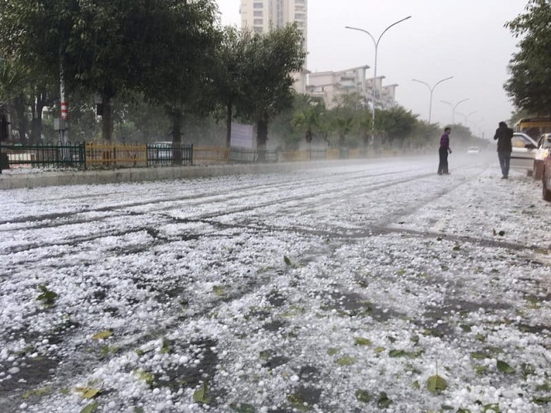 Hailstorm in Noida_4