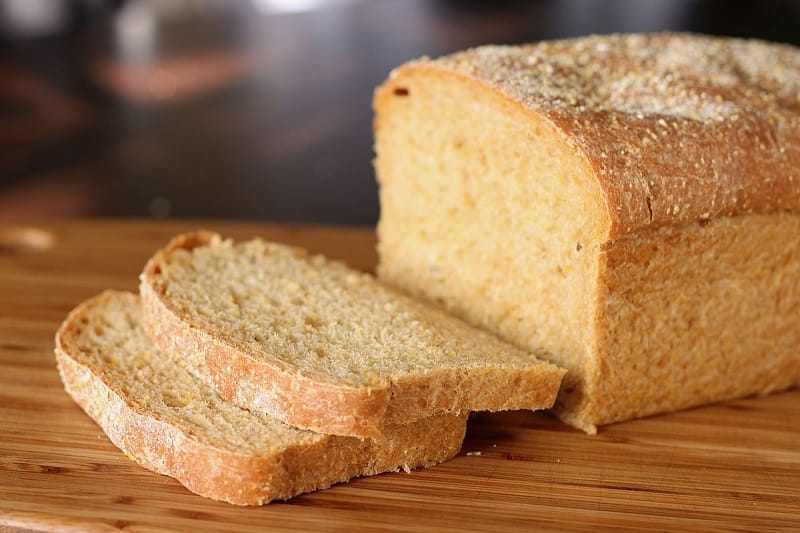 Human hair in bread