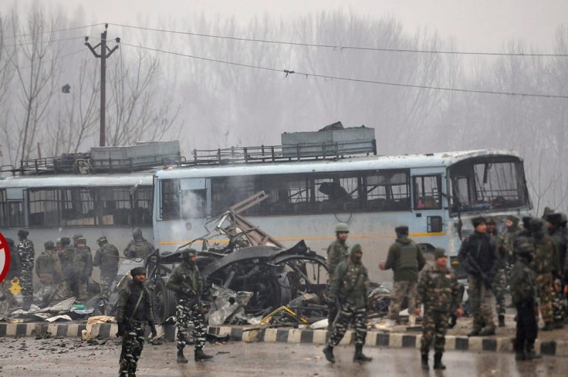 Pulwama Terror Attack Photos
