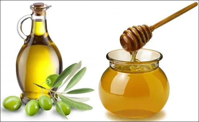 honey and olive oil 