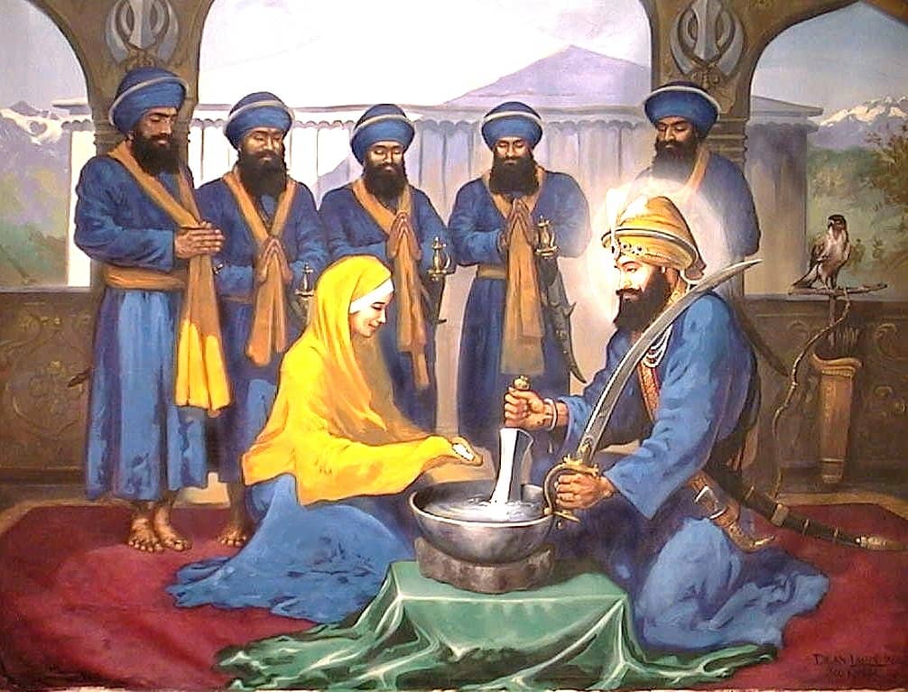 Amrit ceremony in sikhism- ‘Panj Pyare