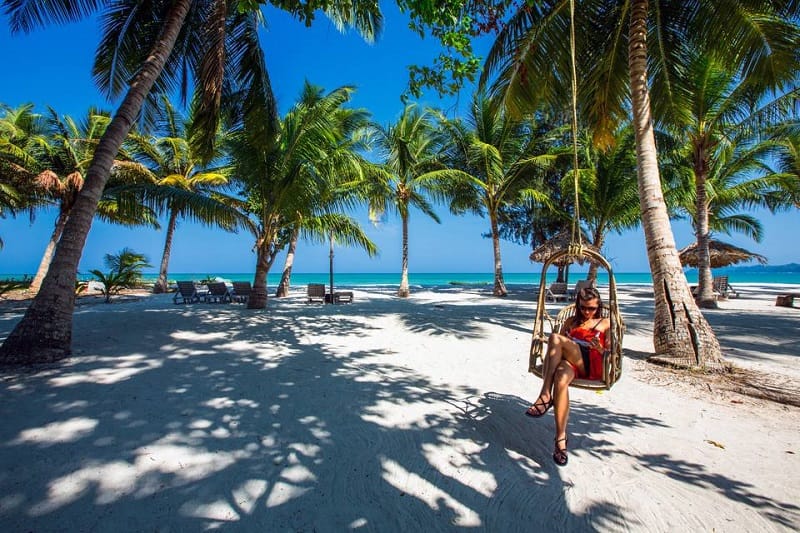 Beach hut at Andaman Island Beach