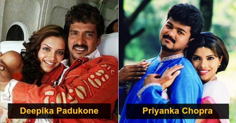 Bollywood actresses that have worked in South Indian movies