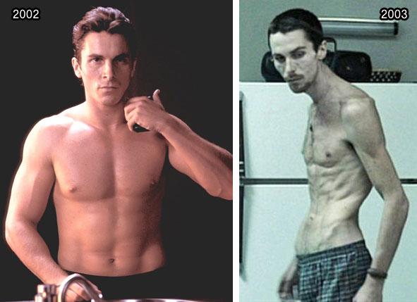 Christian Bale transformation The Machinist