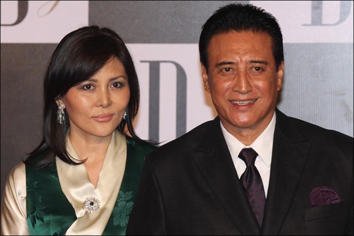 Danny Denzongpa with wife Gawa Denzongpa