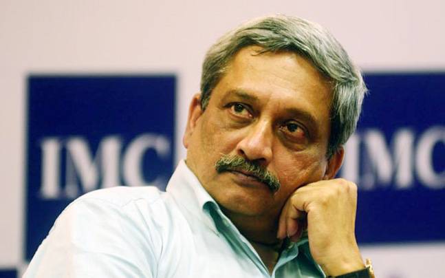 Defence Minister Manohar Parrikar 