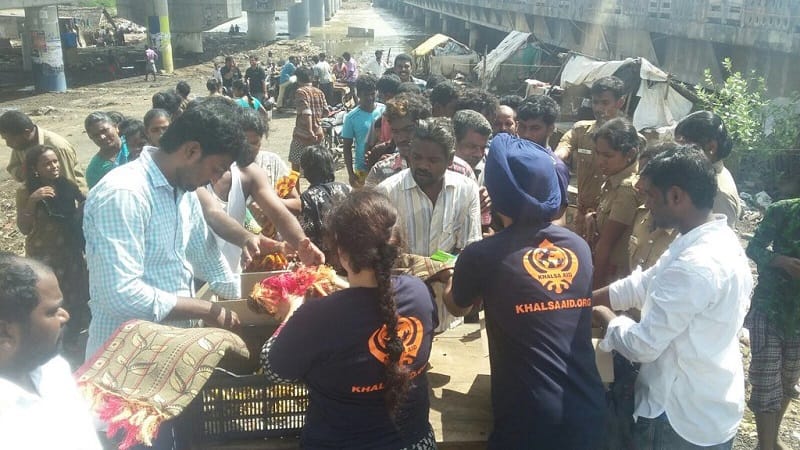 Khalsa Aid in Chennai Floods