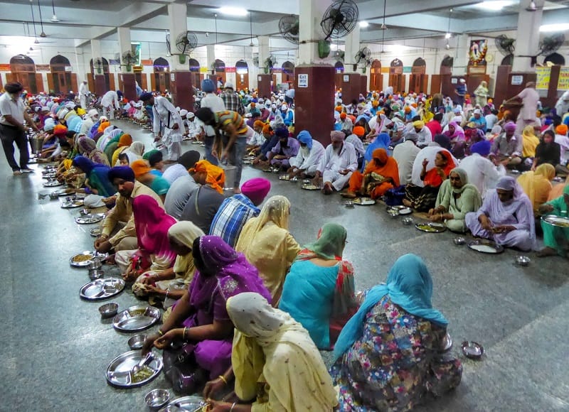 Langar At Golden Temple