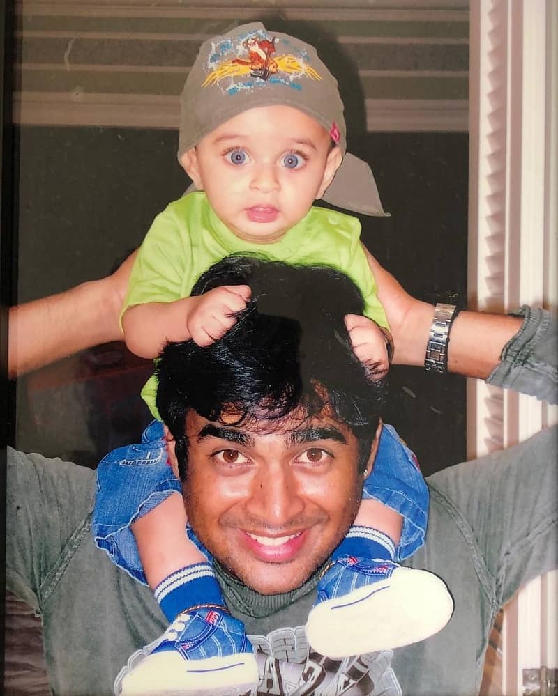 Madhavan with son Vedant
