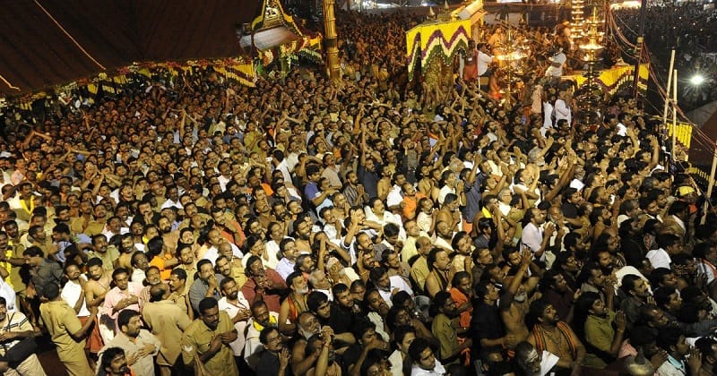 Makaravilakku at Sabrimala