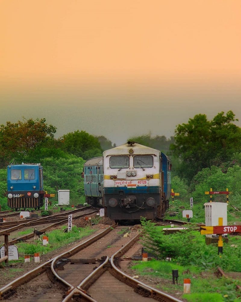 Mean Sea Level Railway Station board