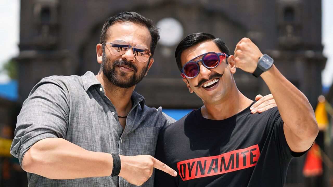 Rohit Shetty with Ranveer SIngh