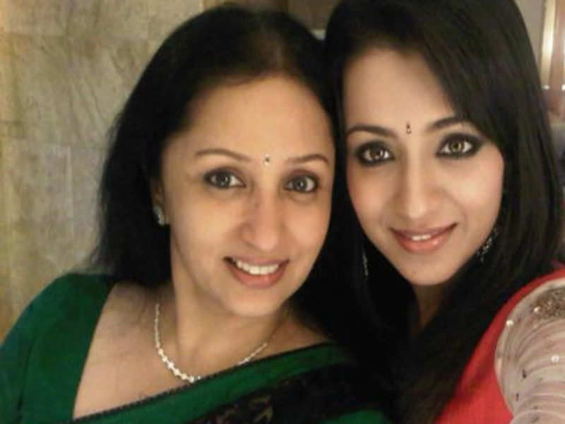 Trisha Krishnan with Uma Krishnan