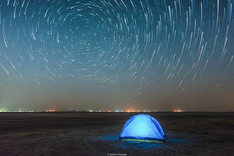 sambhar lake at night camping