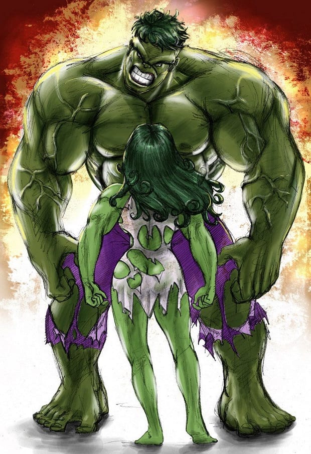 she hulk vs hulk