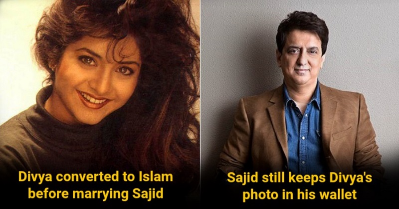 Divya Bharti And Sajid Nadiadwalas Beautiful Love Story Which Ended In