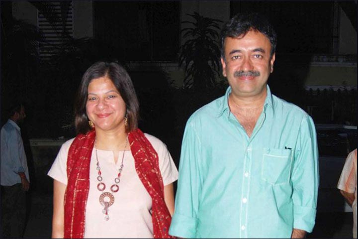 Rajkumar Hirani with wife Manjeet Lamba