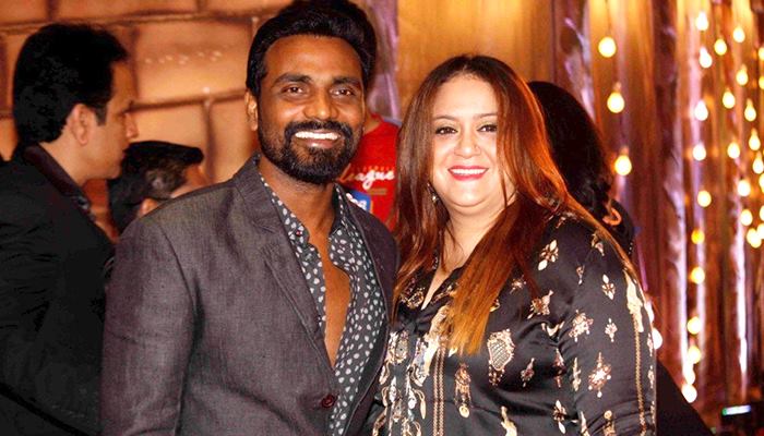 Remo D’Souza with wife Lizelle D'souza