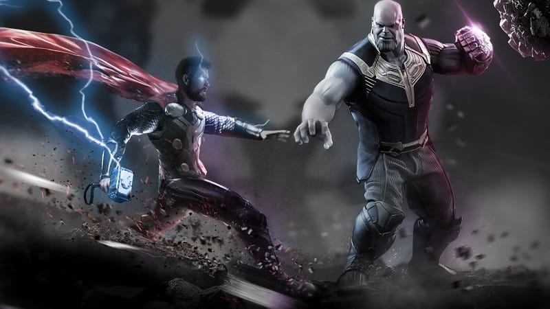Thanos VS Thor