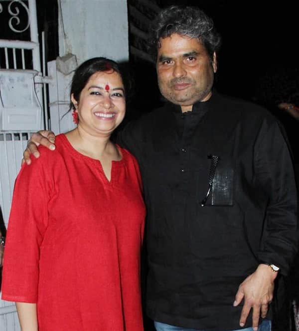 Vishal Bhardwaj with wife Rekha Bhardwaj