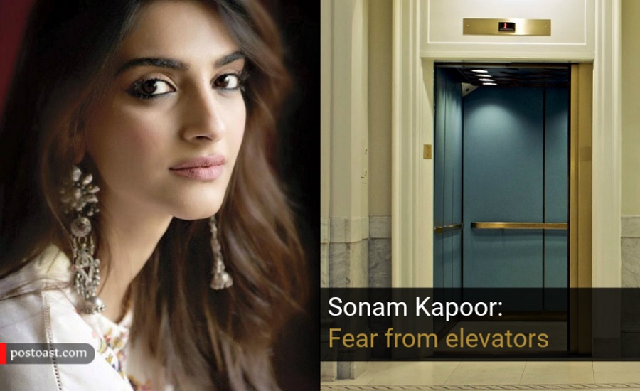 Actors phobias - Sonam Kapoor has Fear of Elevators