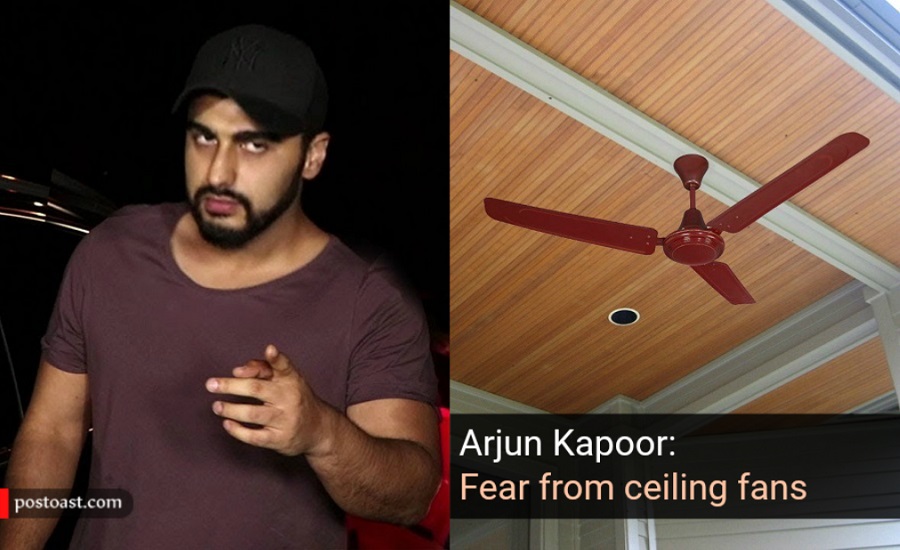 Celebrities phobias- Arjun Kapoor has Fear of Ceiling Fans