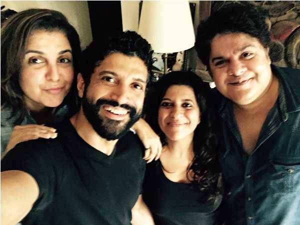 Farhan & Zoya Akhtar and Sajid & Farah Khan