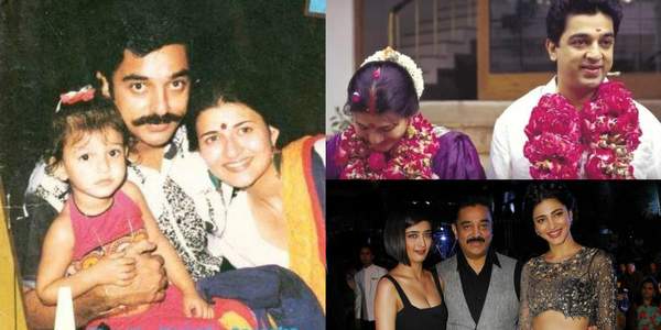 Kamal Haasan and Sarika divorce and childrens